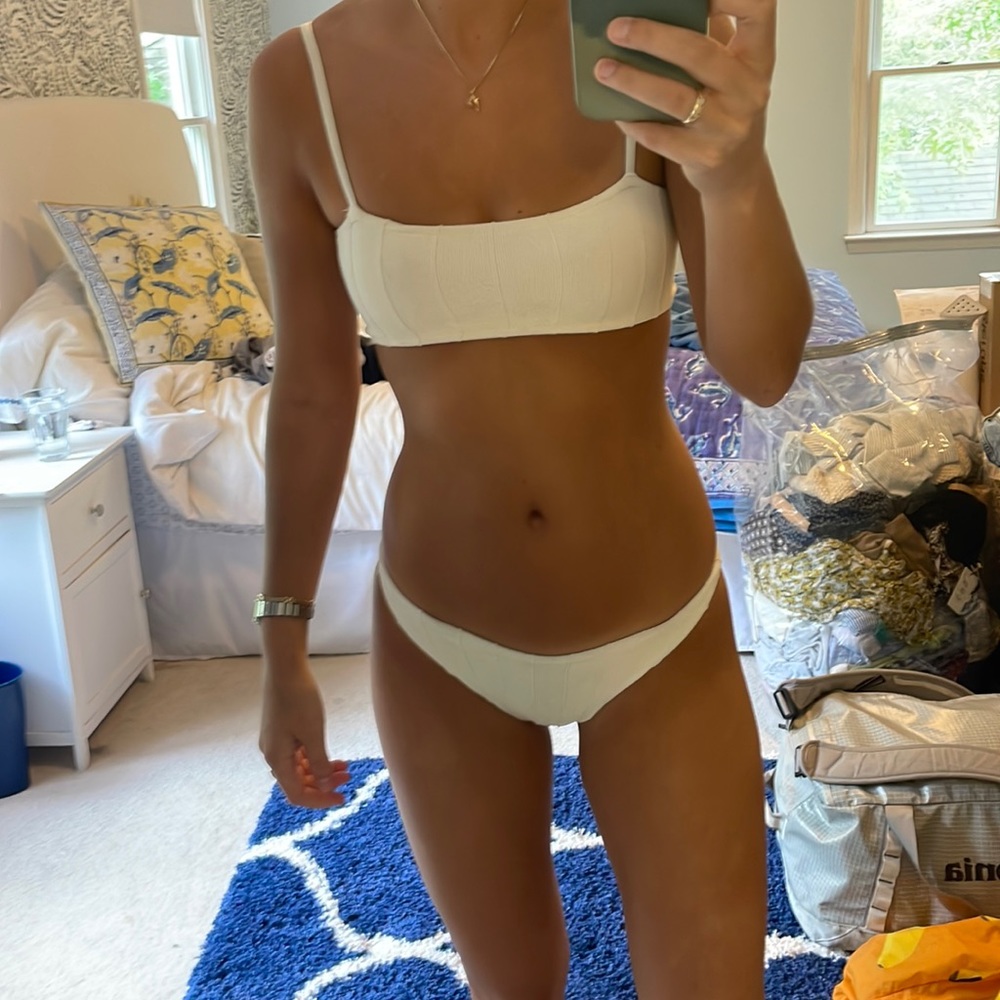 Hunza G White Bikini